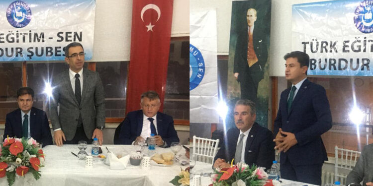 Genel Başkan Yardımcıları Burdur’da Eğitimcilerle Biraraya Geldi.