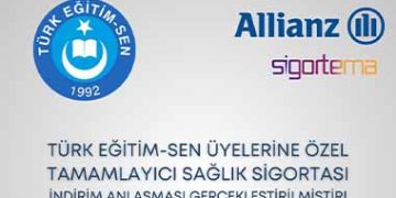 ÜYELERİMİZE ÖZEL TAMAMLAYICI SAĞLIK SİGORTASI ANLAŞMASI